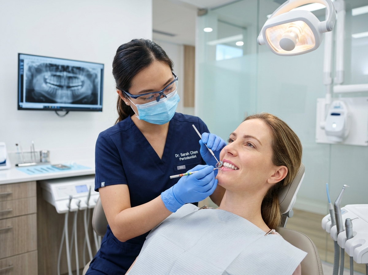 Gum health examination and periodontal care at Empire Dental Clinic in Bhubaneswar